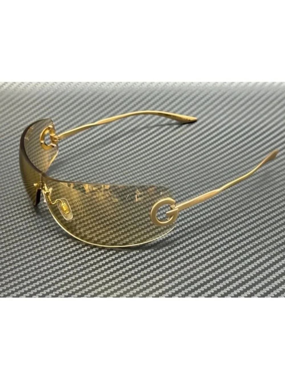 New Dolce & Gabbana Men Matte Gold Sunglasses 60-20-125